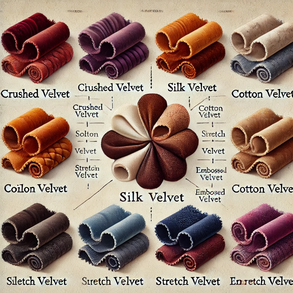 velvet curtain fabric